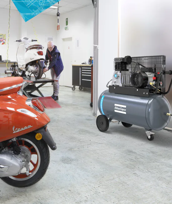 Compresseur Atlas Copco de la gamme Automan AB 100 litres