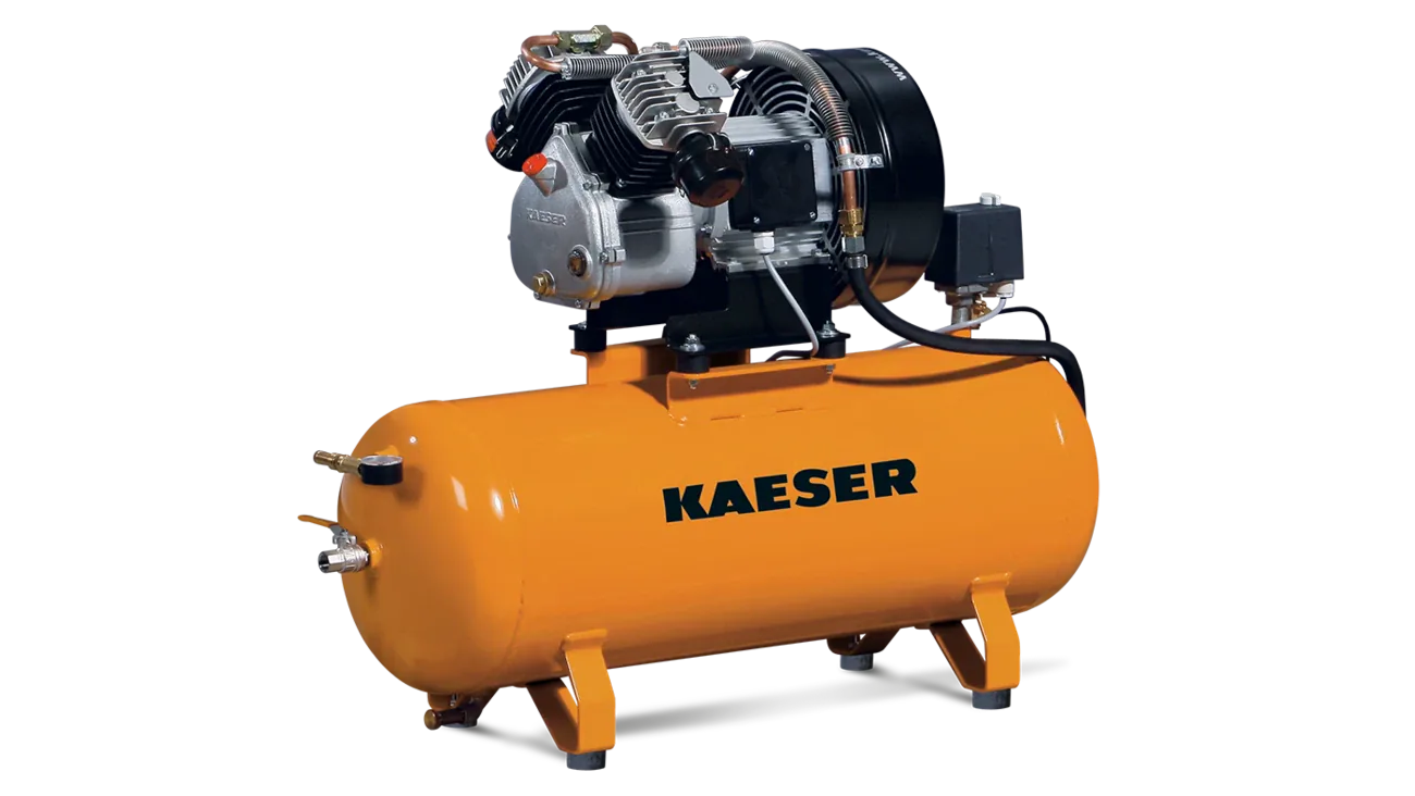 Compresseur KAESER EUROCOMP à cuve horizontale