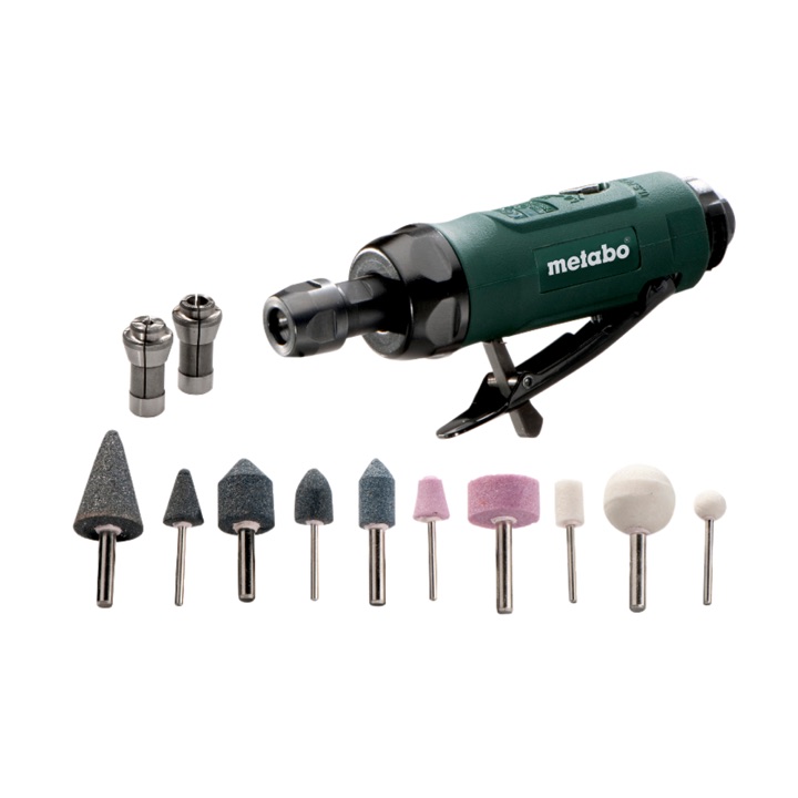 Meuleuse droite pneumatique Metabo DG 25 Set