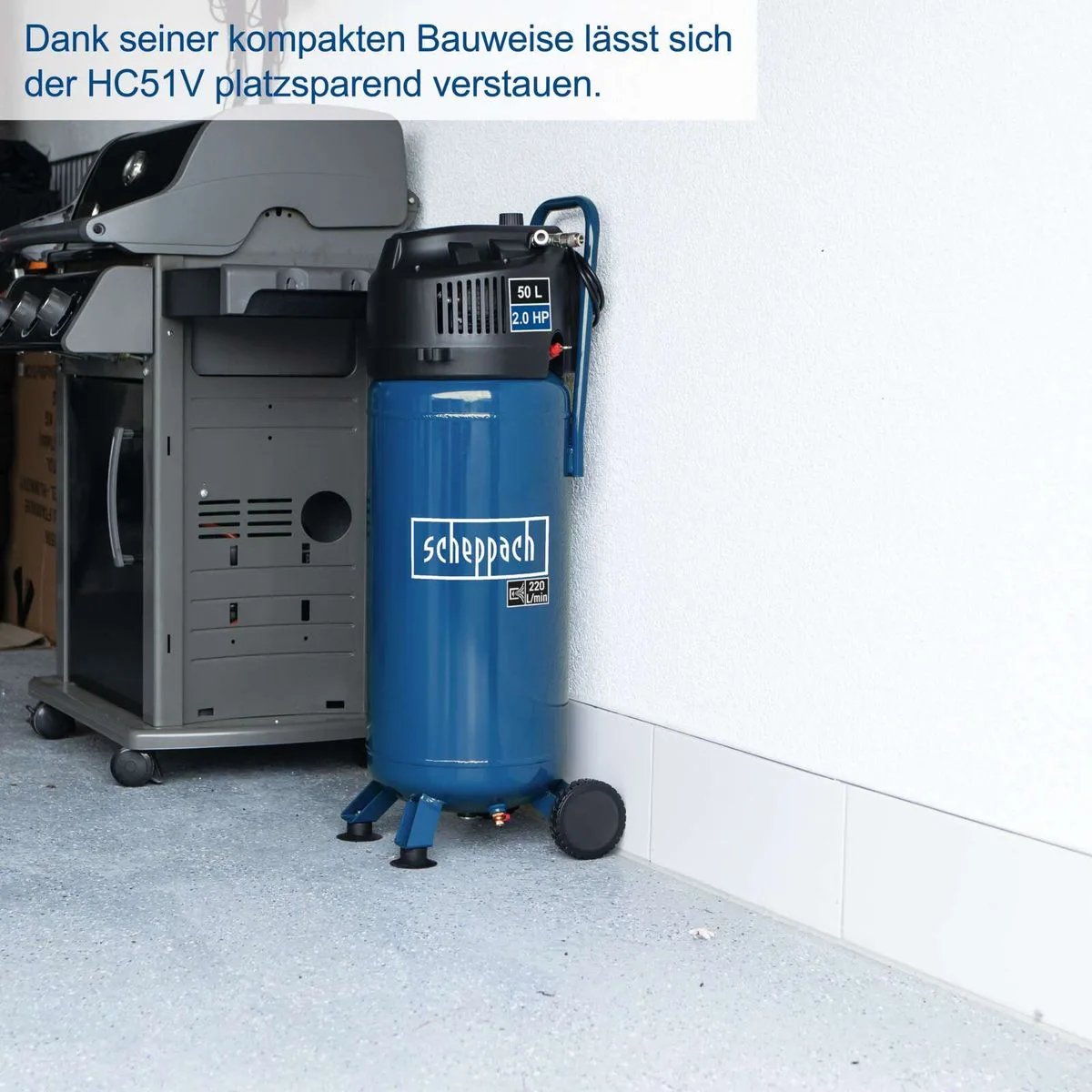 Compresseur vertical Scheppach HC51V
